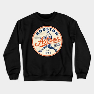 Old Houston Astros By Buck Crewneck Sweatshirt